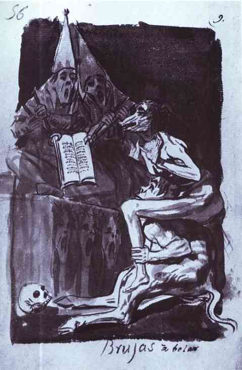 brujas a bolar (witches ready to fly)